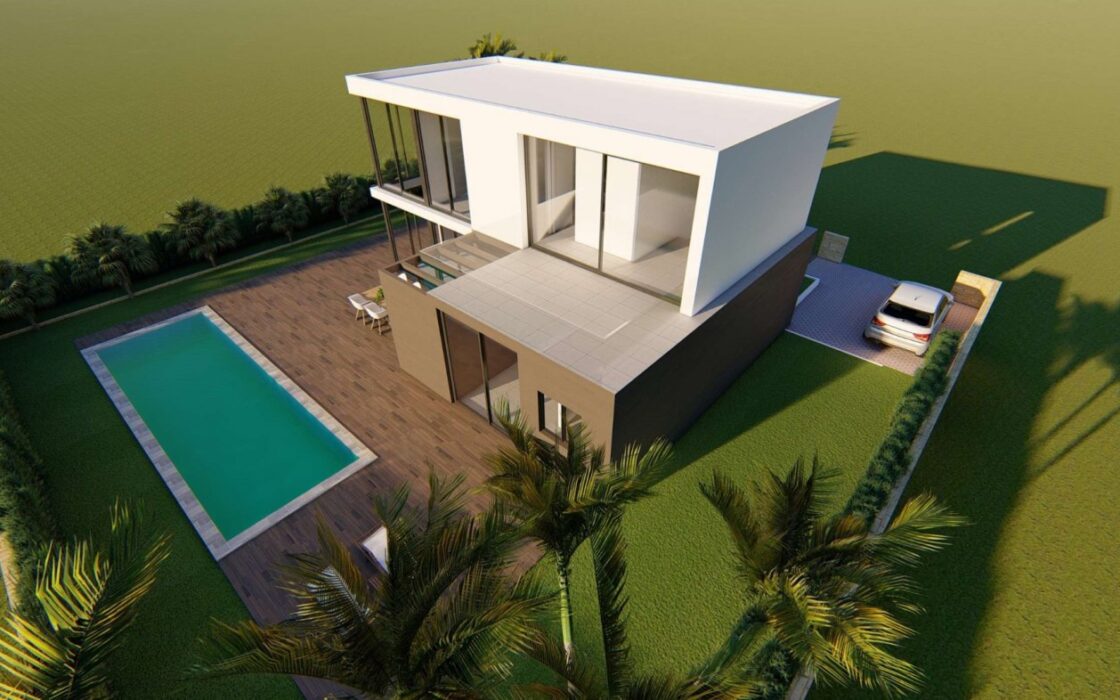 Нова вілла в Полопі 150 кв.м з басейном та терасою