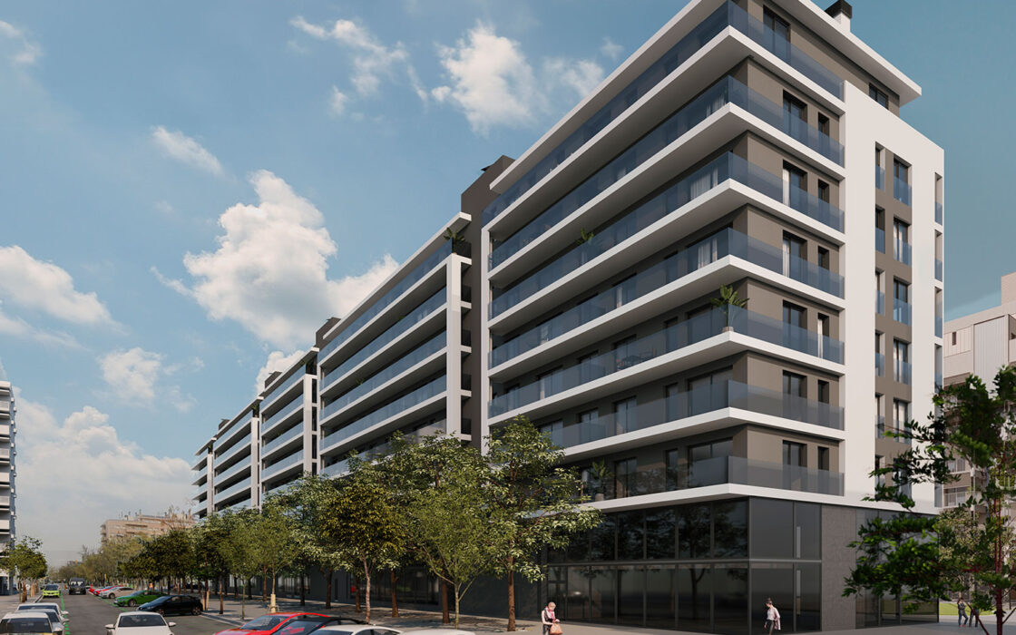 Квартиры в Сант-Андреу, Барселона с террасами и видом