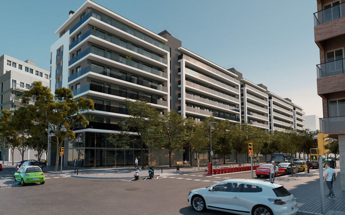 Квартиры в Сант-Андреу, Барселона с террасами и видом