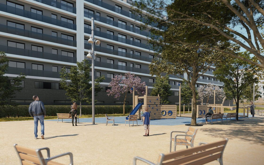 Квартиры в Сант-Андреу, Барселона с террасами и видом