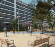 Квартиры в Сант-Андреу, Барселона с террасами и видом