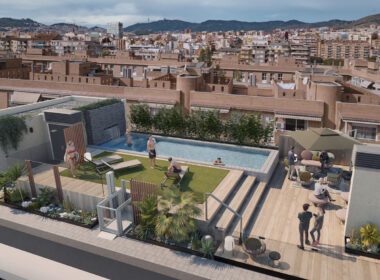 Квартиры в Сант-Андреу, Барселона с террасами и видом