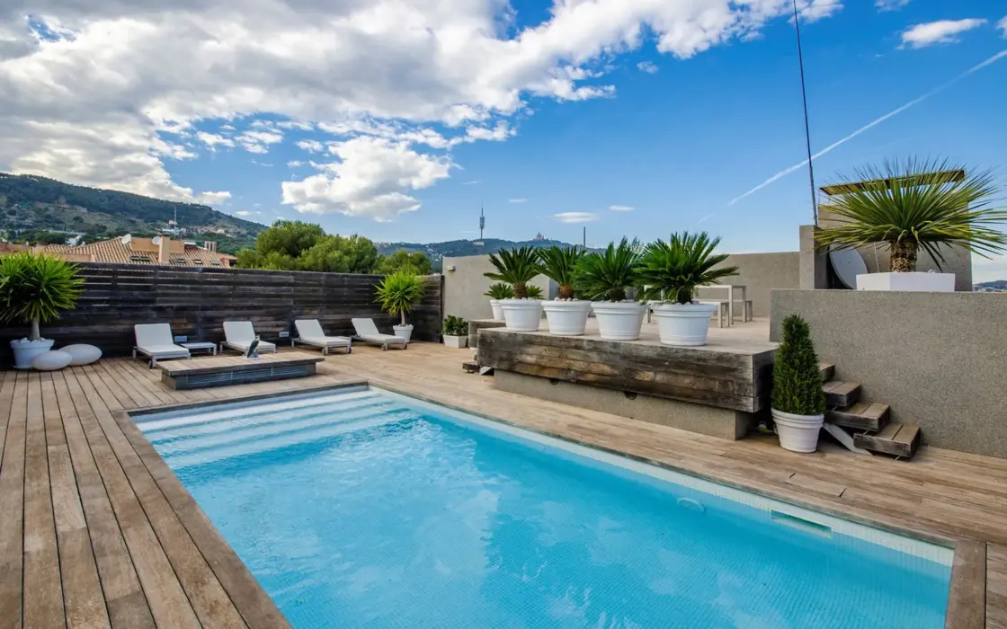 Пентхаус з терасою в Педральбесі, Барселона, 4 спальні