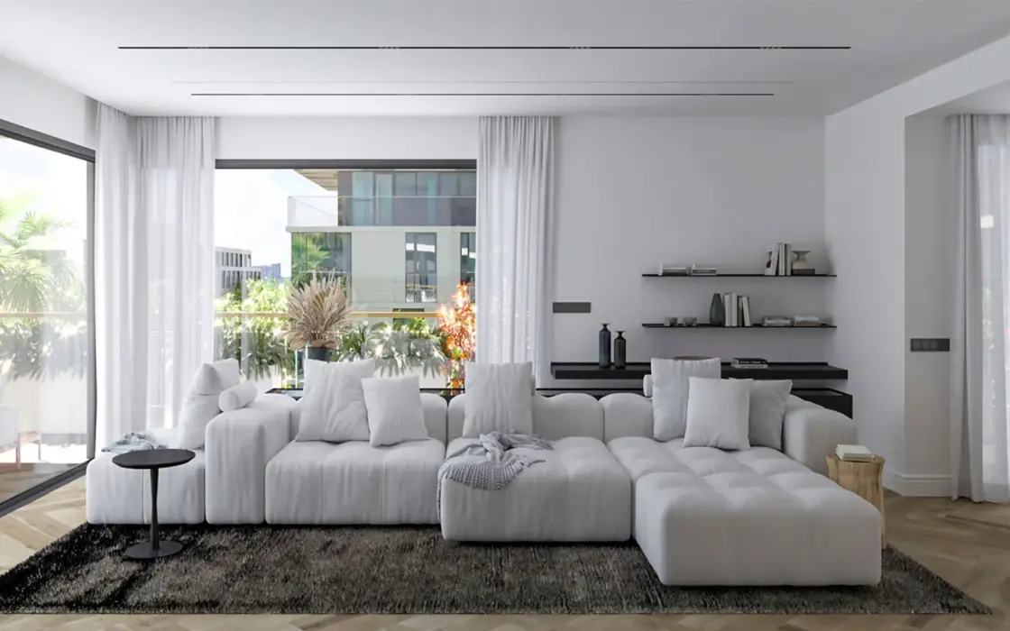 Элитная квартира 295 кв.м с террасой в Саррии, Барселона