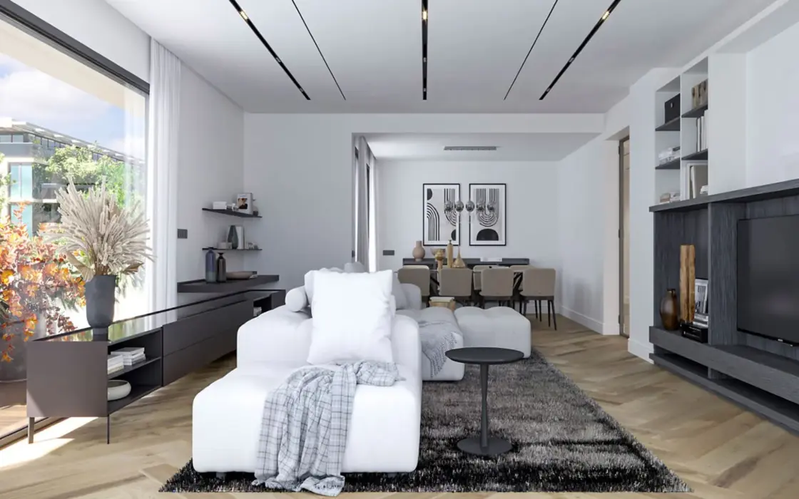 Элитная квартира 295 кв.м с террасой в Саррии, Барселона