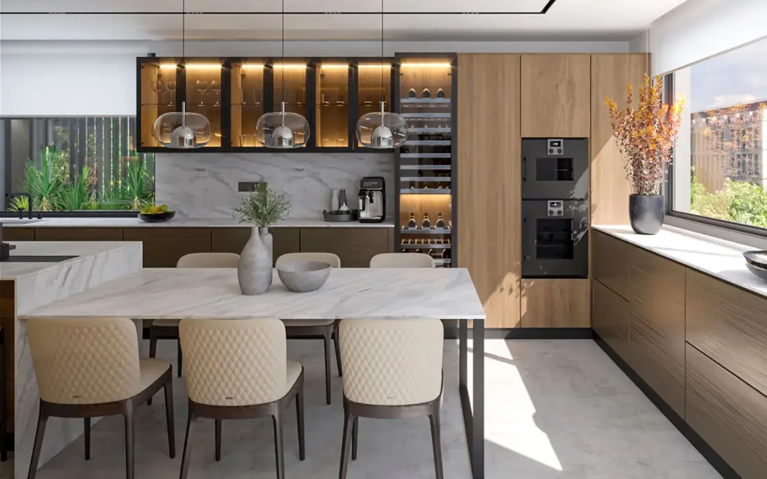 Элитная квартира 295 кв.м с террасой в Саррии, Барселона