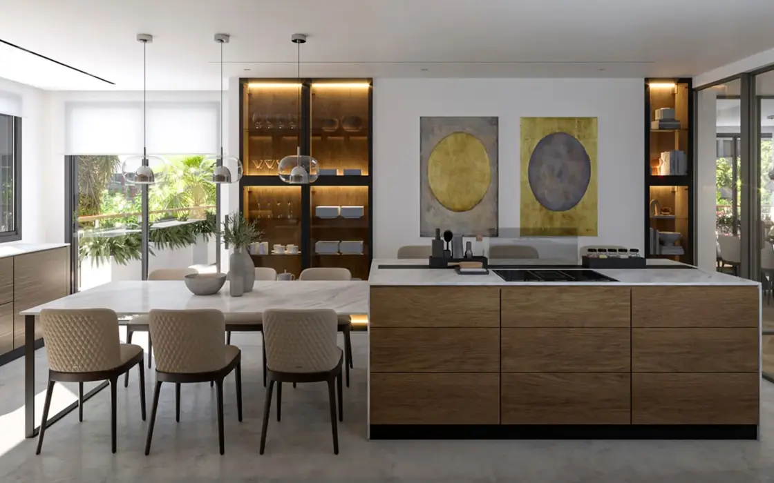 Элитная квартира 295 кв.м с террасой в Саррии, Барселона