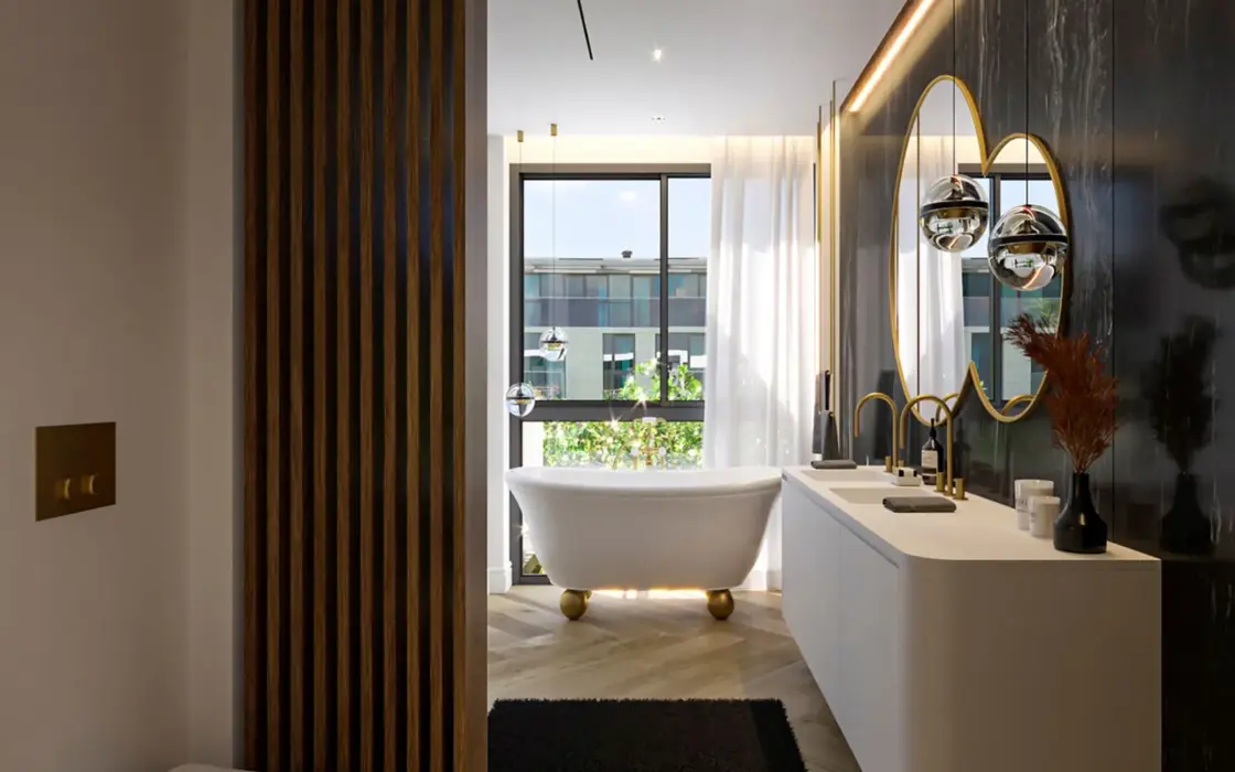 Элитная квартира 295 кв.м с террасой в Саррии, Барселона