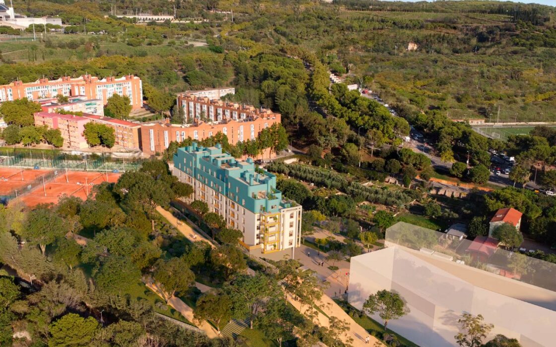 Нові квартири на Монтжуїку, Барселона з терасами 79-145 кв.м