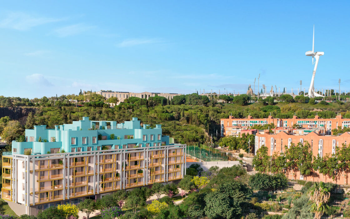 Нові квартири на Монтжуїку, Барселона з терасами 79-145 кв.м
