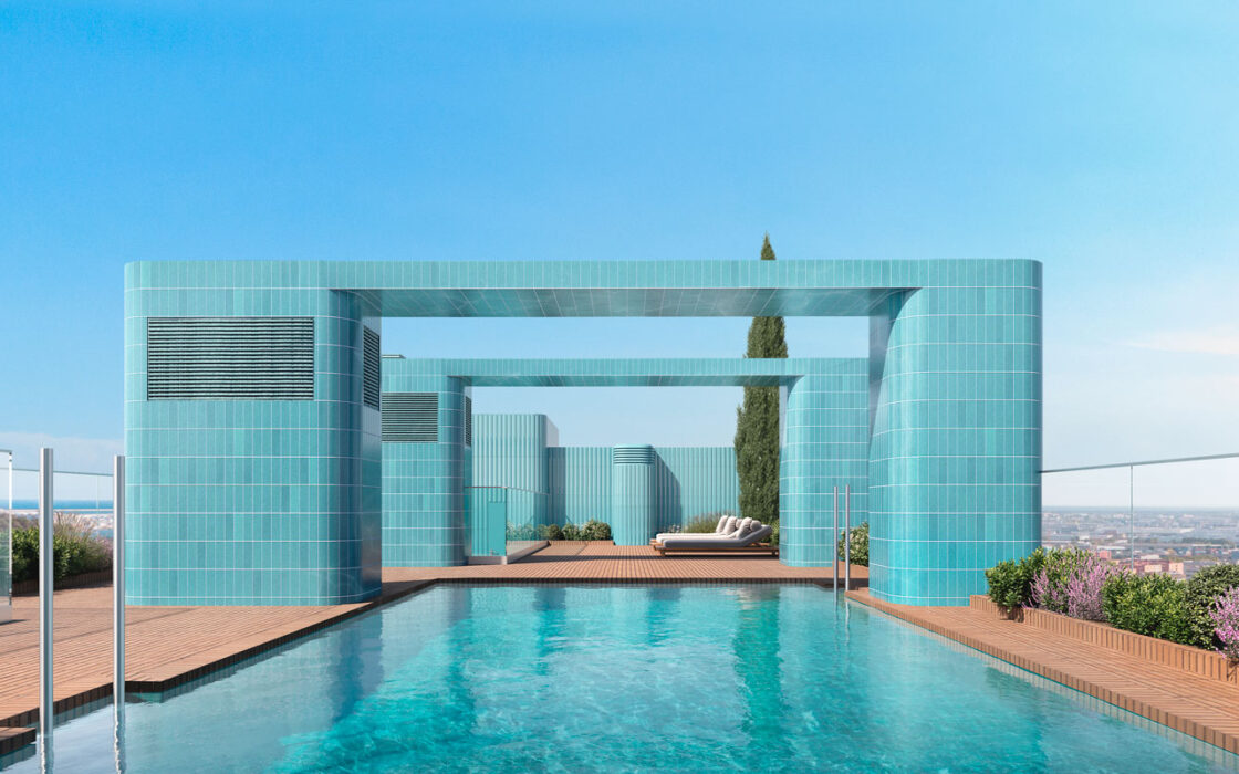 Нові квартири на Монтжуїку, Барселона з терасами 79-145 кв.м