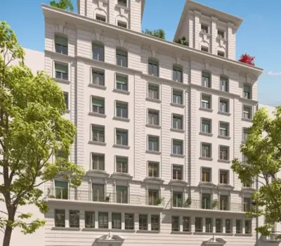 Стильные апартаменты с террасой в центре Барселоны 3 комнаты