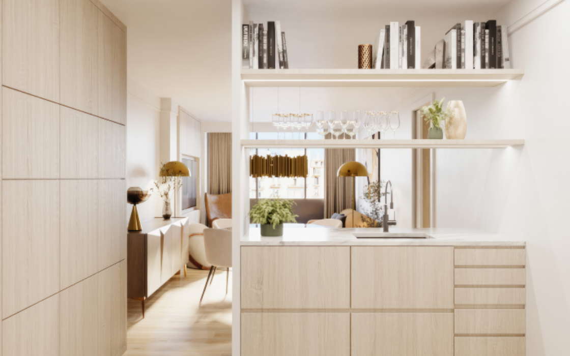 Квартири в Барселоні, Саграда Фамілія, нові 2 спальні