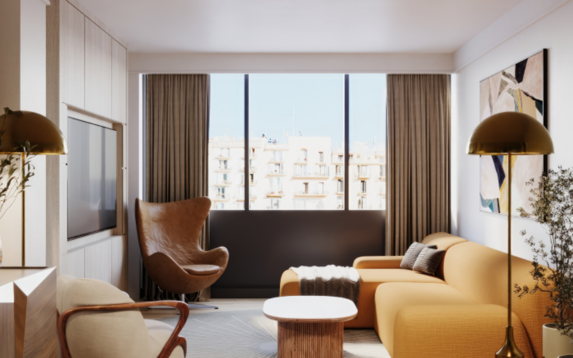 Квартири в Барселоні, Саграда Фамілія, нові 2 спальні