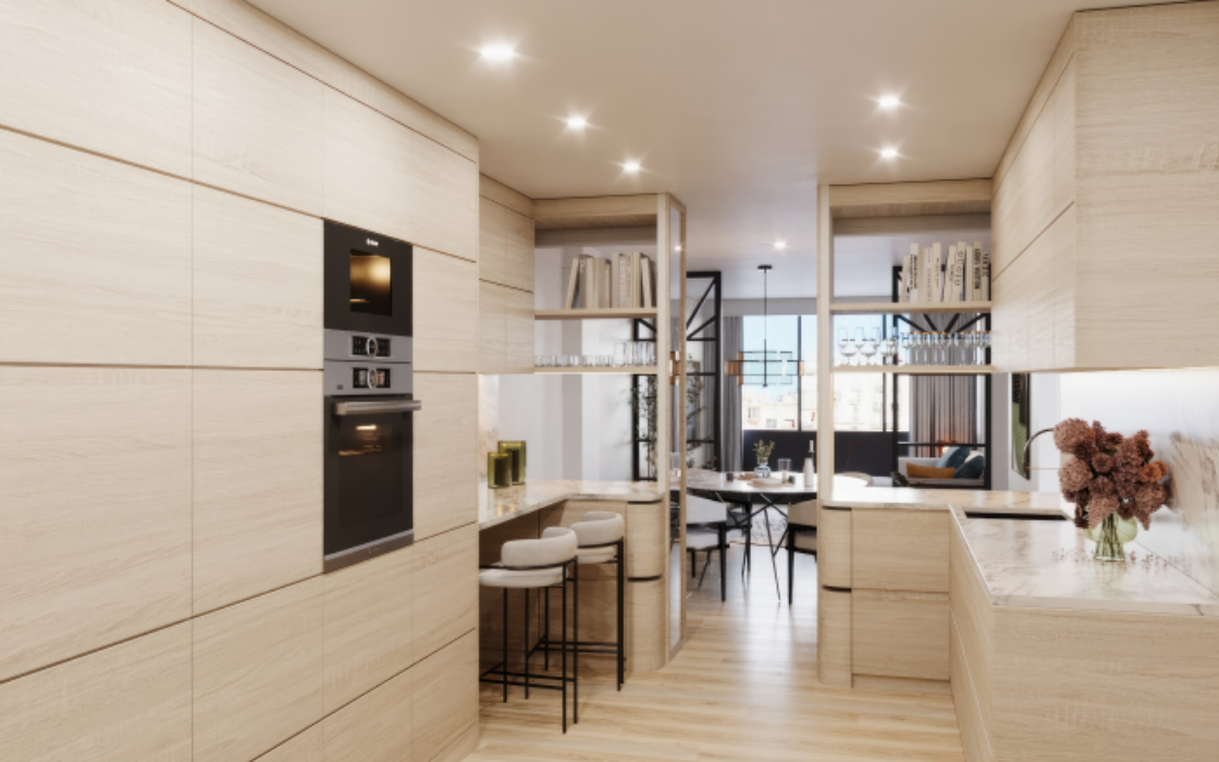 Квартири в Барселоні, Саграда Фамілія, нові 2 спальні