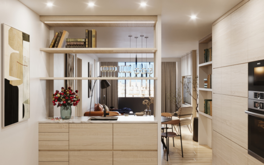 Квартири в Барселоні, Саграда Фамілія, нові 2 спальні