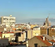 Пентхаус с террасой и видом на море в Барселоне 52 кв.м