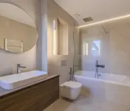 Пентхаус з терасами в Лес-Кортс, Барселона, 200 кв.м.