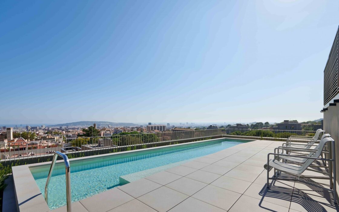 Квартира з терасою в районі Саррія, Барселона 3 кімнати