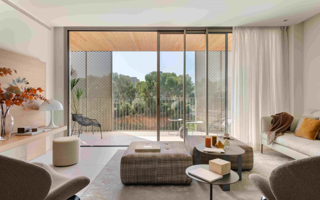 Квартира з терасою в районі Саррія, Барселона 3 кімнати