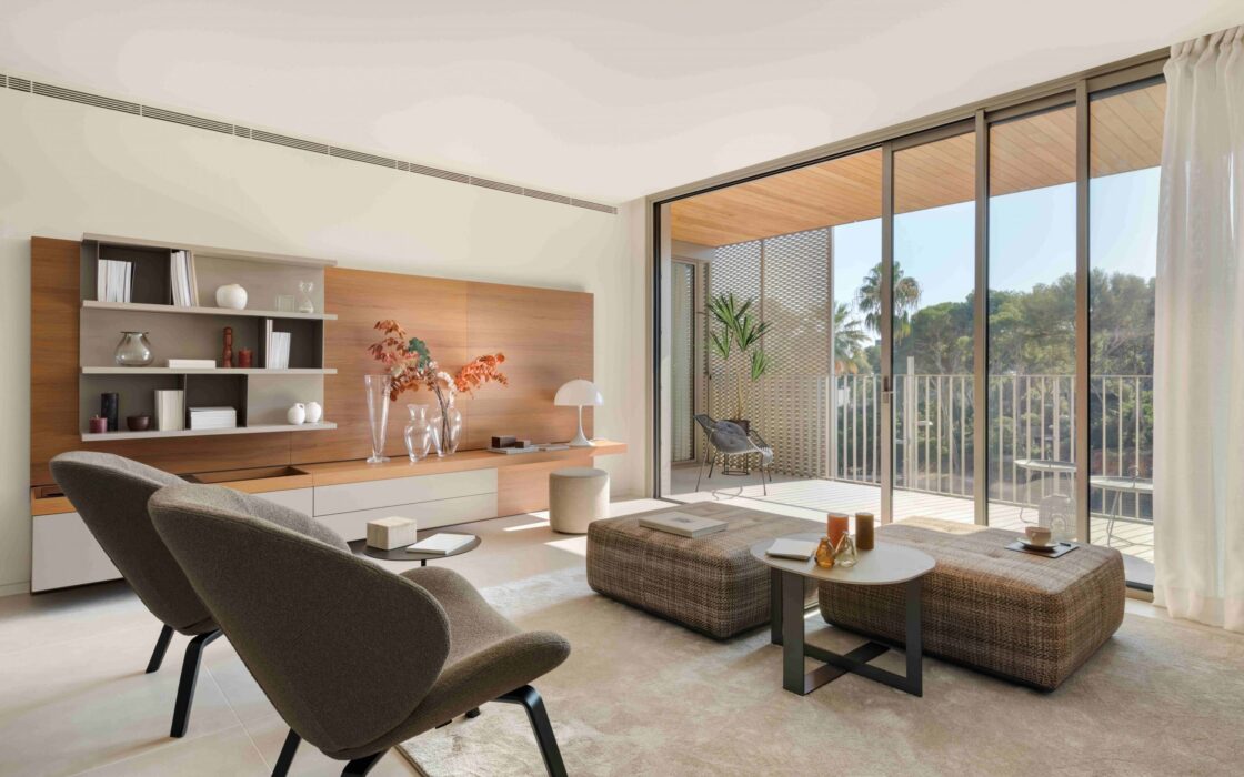 Квартира з терасою в районі Саррія, Барселона 3 кімнати