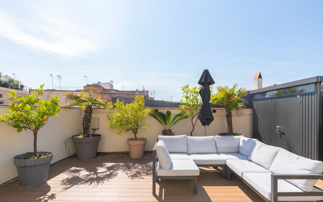 Історична квартира з терасою в Готичному кварталі Барселони