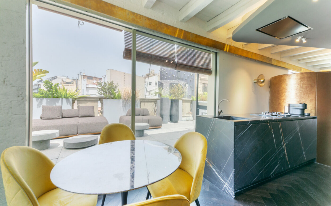 Пентхаус с террасой в центре Барселоны, 52 кв.м, вид