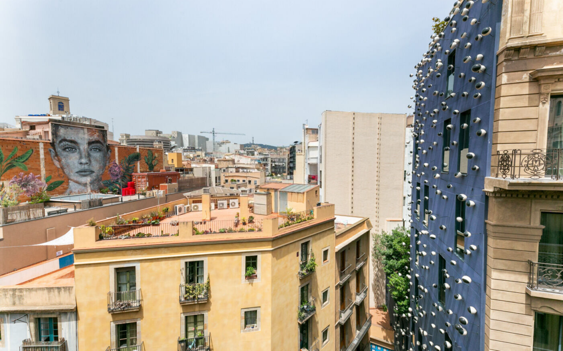 Пентхаус с террасой в центре Барселоны, 52 кв.м, вид