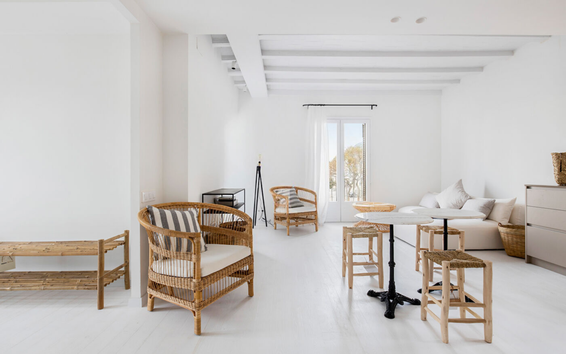 Квартира у моря с балконом в Барселонете, 70 кв.м, терраса