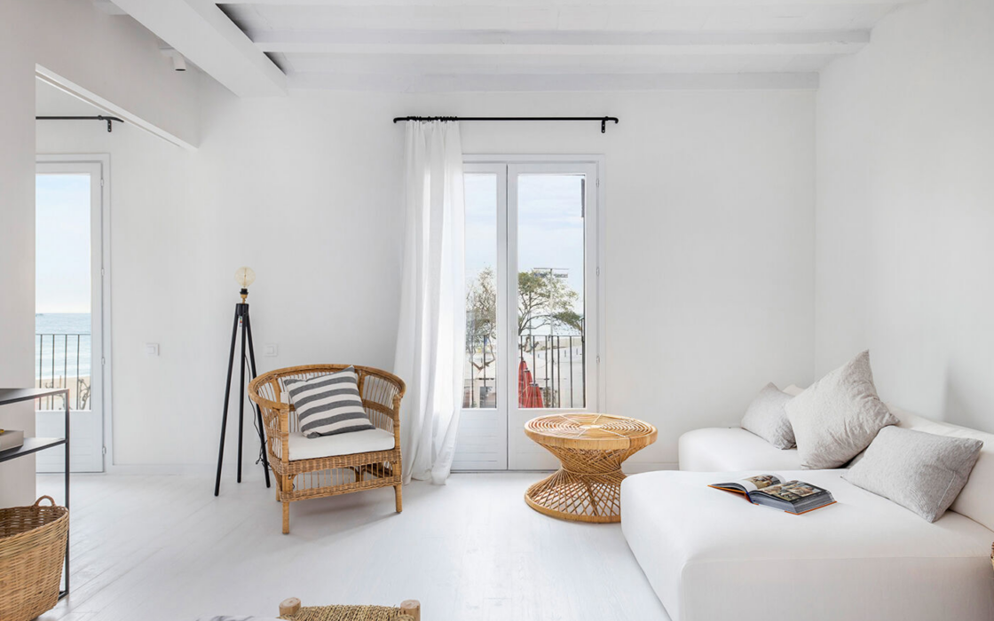 Квартира у моря с балконом в Барселонете, 70 кв.м, терраса