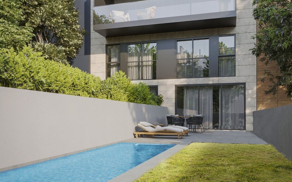 Пентхаус 174 кв.м с бассейном в Сант-Жерваси, Барселона