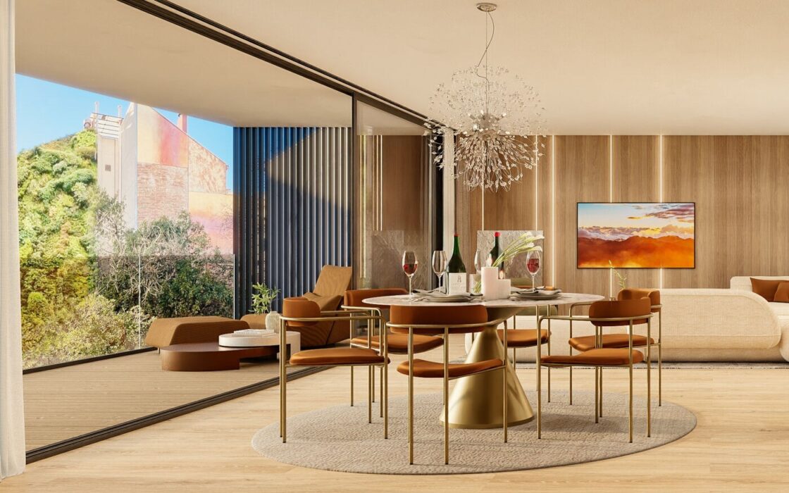 Пентхаус 174 кв.м с бассейном в Сант-Жерваси, Барселона