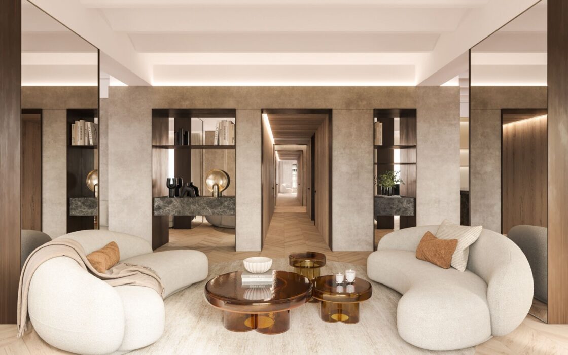 Дизайнерська квартира в Барселоні з видом на Парк Туро 150 кв.м