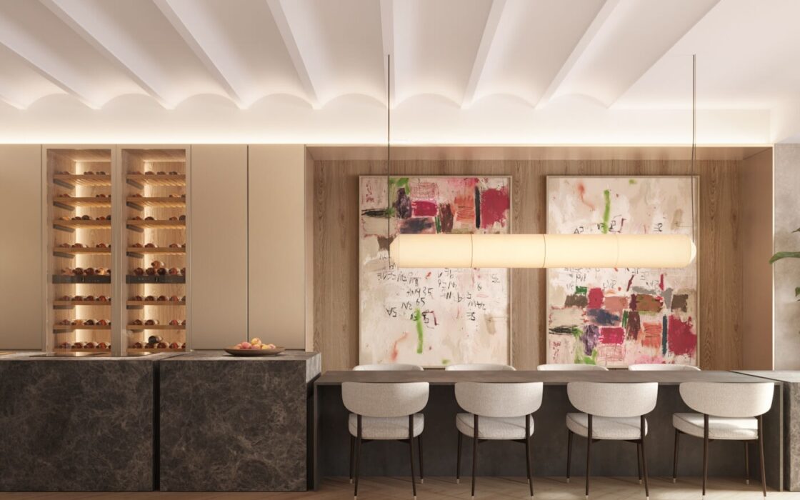 Дизайнерська квартира в Барселоні з видом на Парк Туро 150 кв.м