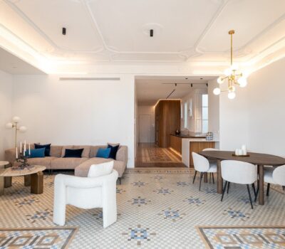 Квартира 3 комнаты в барселонском Эшампле с уникальным интерьером