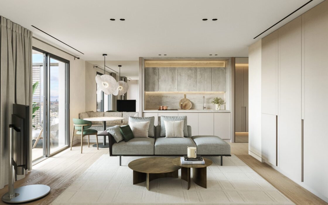 Квартири в Барселоні, Глоріас, новобудова з панорамним видом