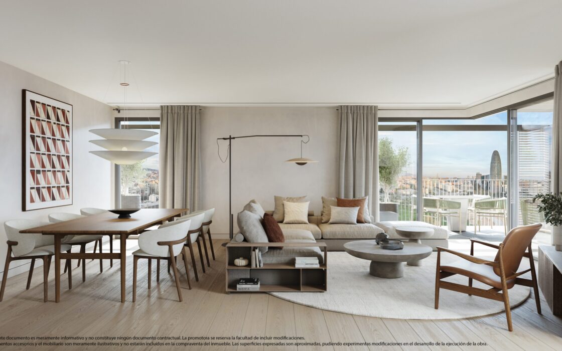 Квартири в Барселоні, Глоріас, новобудова з панорамним видом