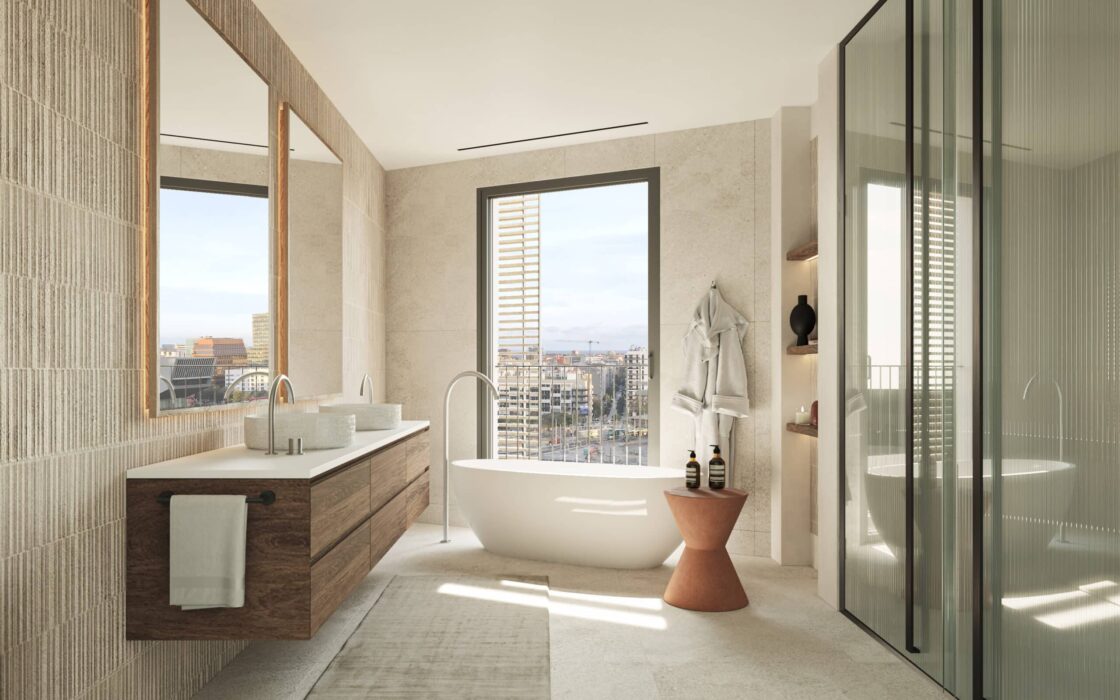 Квартири в Барселоні, Глоріас, новобудова з панорамним видом