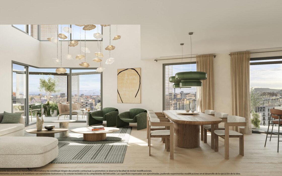 Квартири в Барселоні, Глоріас, новобудова з панорамним видом