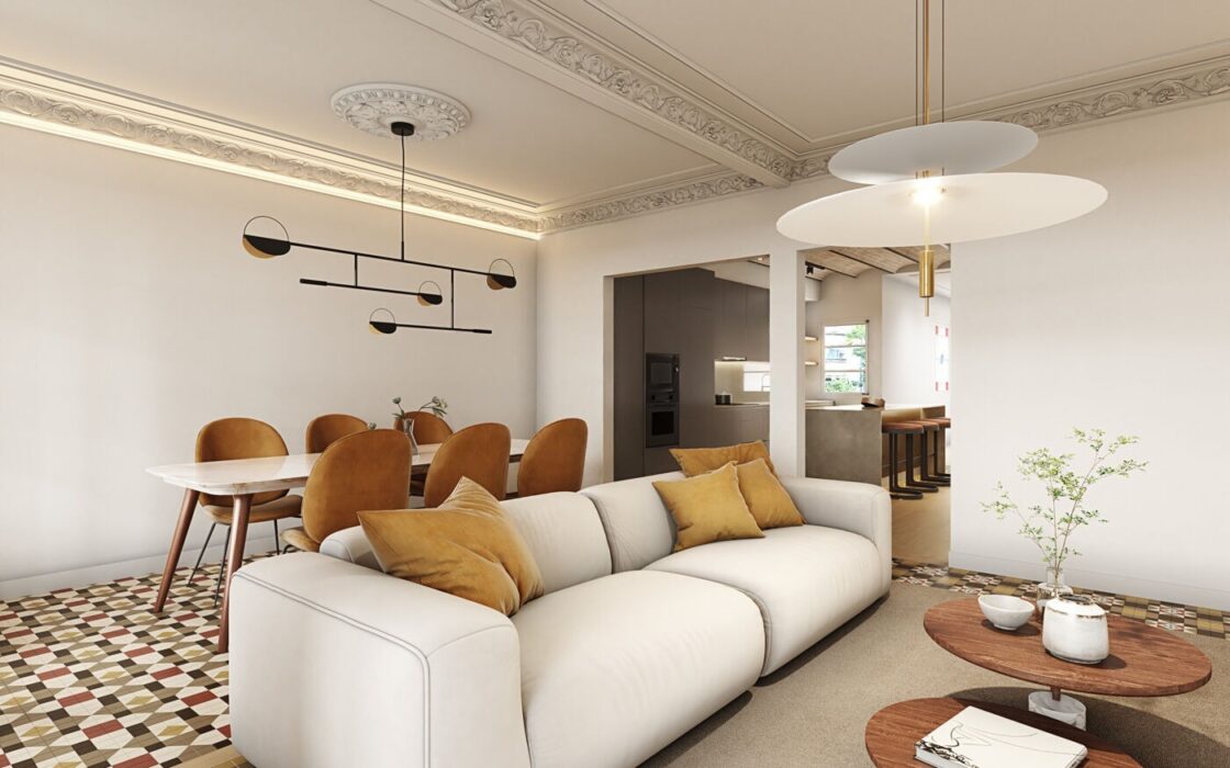 Елегантна квартира 156 кв.м в Ешампле, Барселона