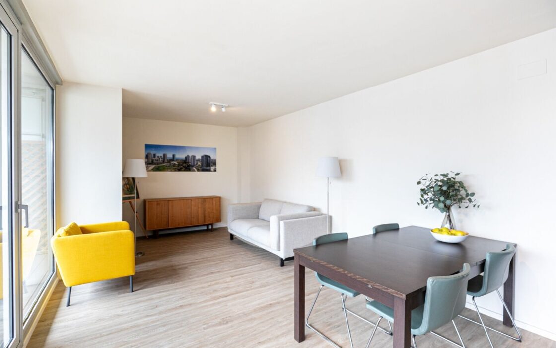 Квартира 132 кв.м с террасой и видом на море, Барселона