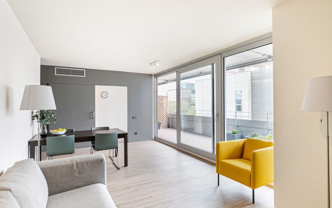 Квартира 132 кв.м с террасой и видом на море, Барселона