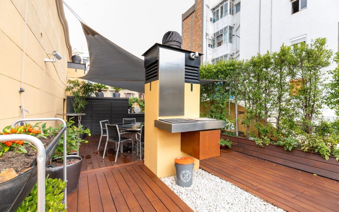 Пентхаус с террасами в Эль-Путчет, Барселона, 3 уровня