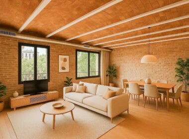 Отремонтированная квартира в центре Барселоны, 4 комнаты