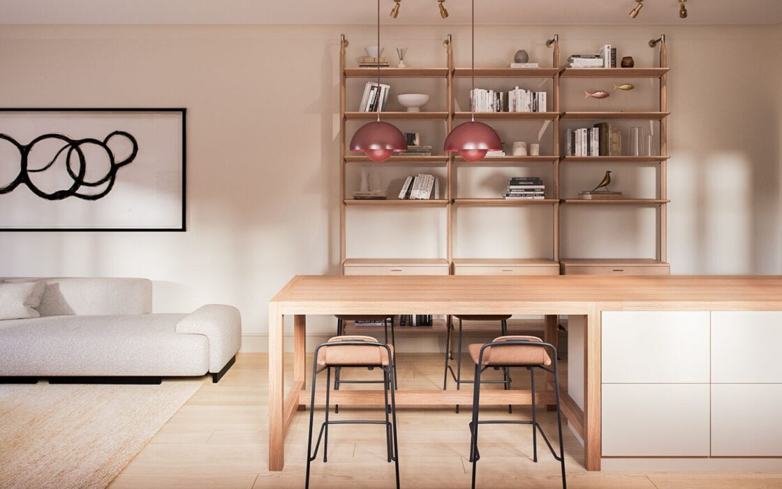 Ремонтированная квартира 158 кв.м в Лес Кортс, Барселона