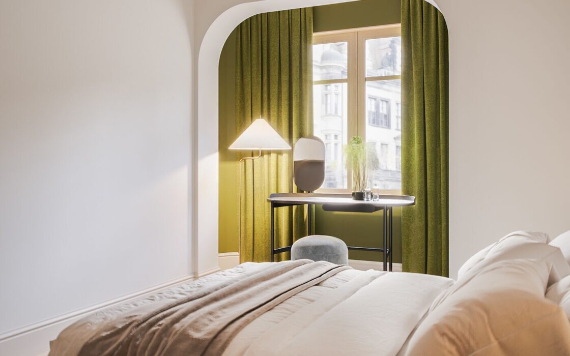 Ремонтированная квартира 158 кв.м в Лес Кортс, Барселона