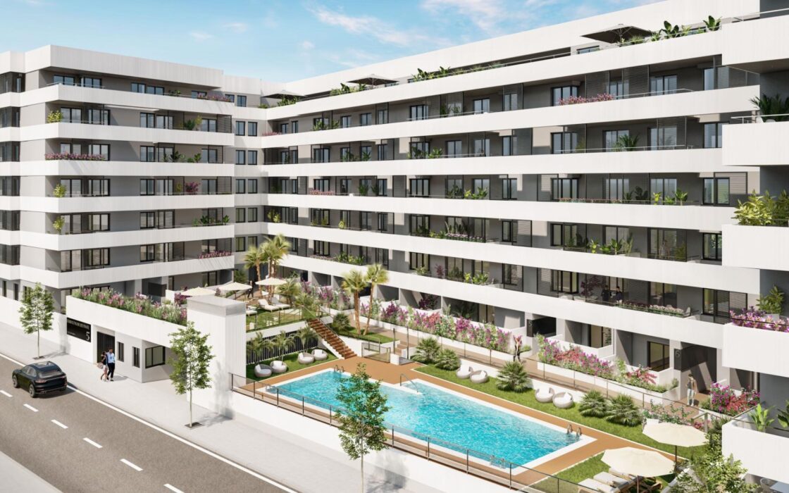 Апартаменты в Águilas 59 кв.м 300 м до моря новостройка