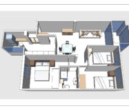 4-комнатная квартира в Алькорконе с террасой 72 кв.м
