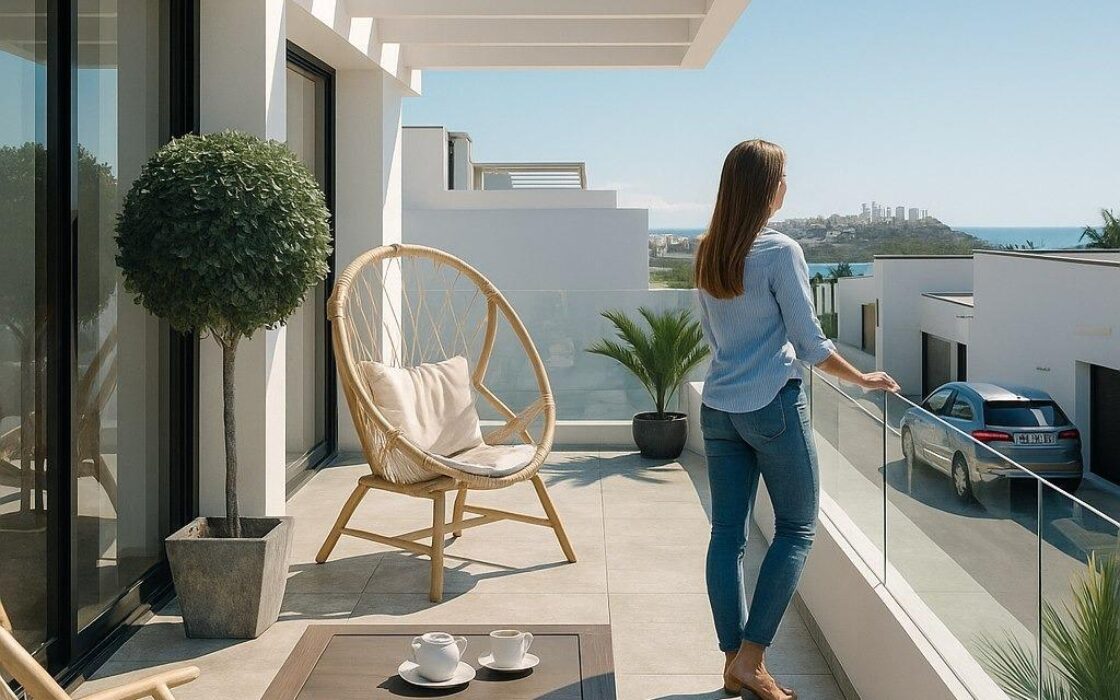 Вилла с видом на море в Финестрате, Коста-Бланка 482 кв.м