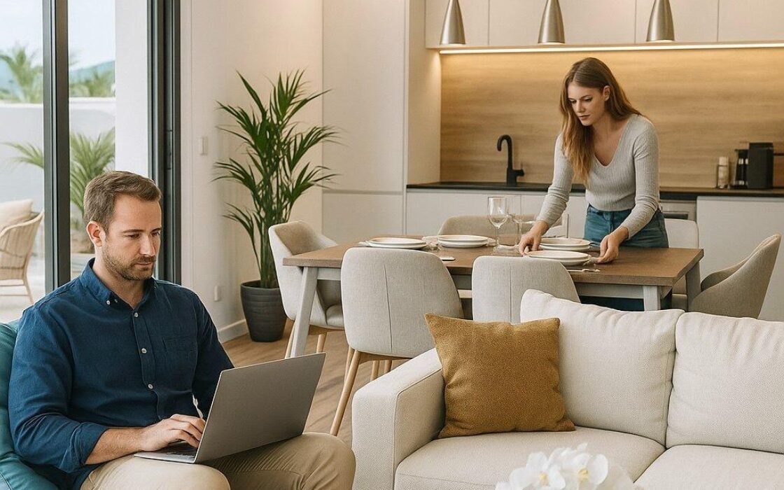 Вилла с видом на море в Финестрате, Коста-Бланка 482 кв.м